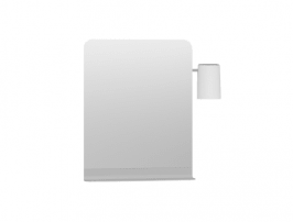 Vitra Nest Trendy Raflı Ayna, 60 cm