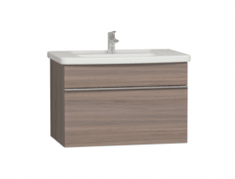 Era Lavabo Dolabı 80 cm, Gri Meşe