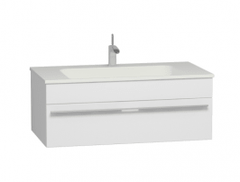 System Infinit Lavabo Dolabı 100 cm,Gizli Sifonlu Lavabo ile