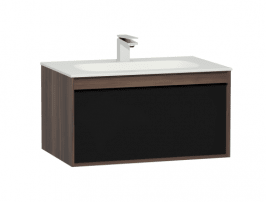 Metropole 80 cm Lavabo Dolabı,1 Çekmeceli,Infinit lavabolu,Erik