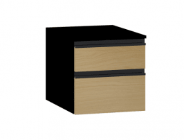 Memoria Black Alt modul, 40 cm, Hareli Meşe