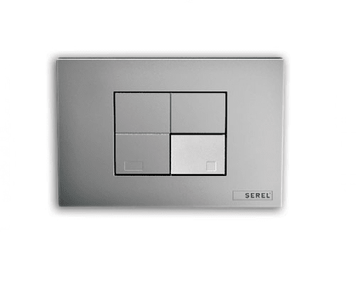 Mat Krom Panel (Parlak Buton)